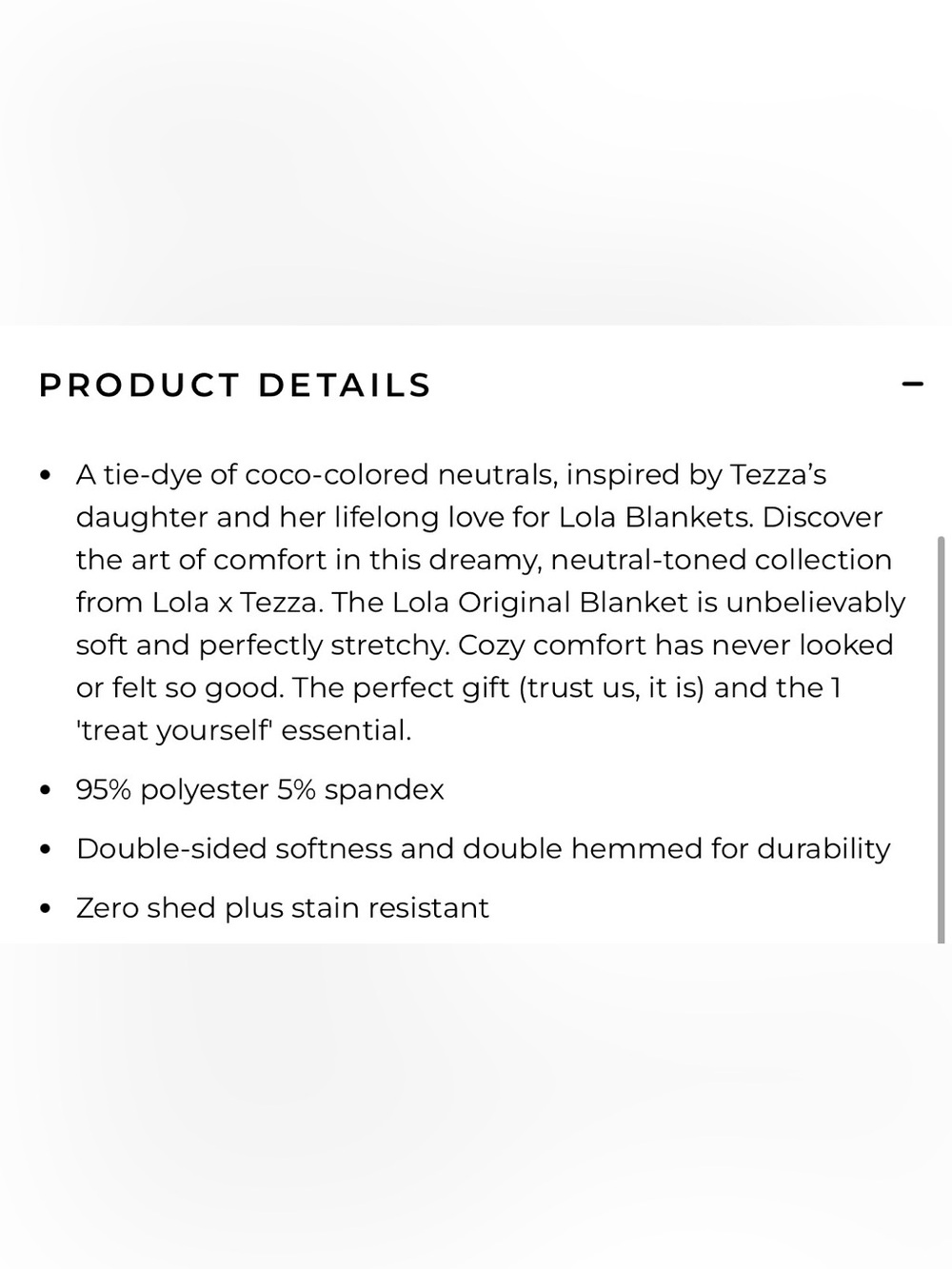 Lola Blankets x TEZZA in Coco Butter (NWT) - Picture 10 of 11